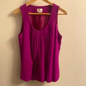 Kate Spade Magenta Sleeveless Blouse